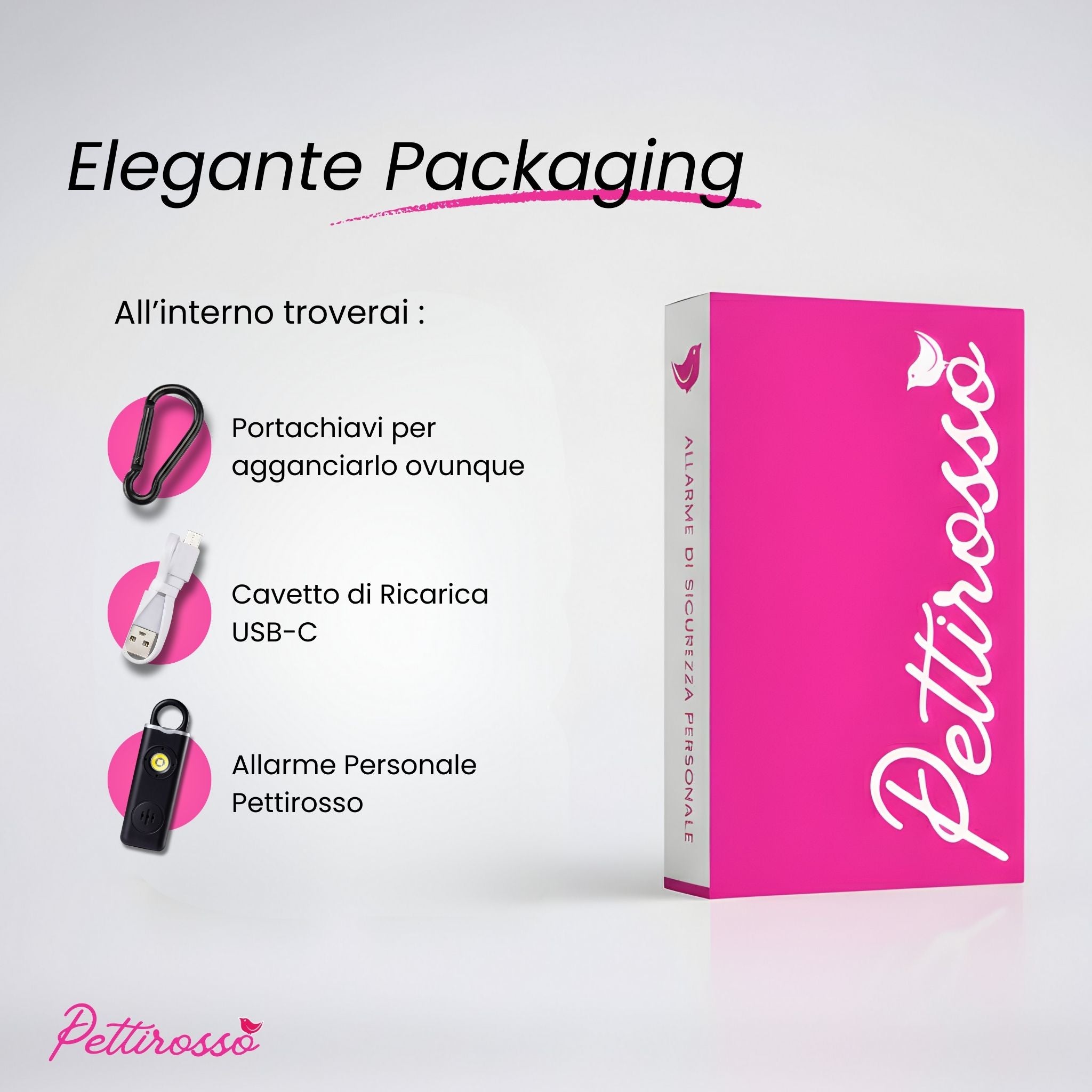 PETTIROSSO® Allarme Personale